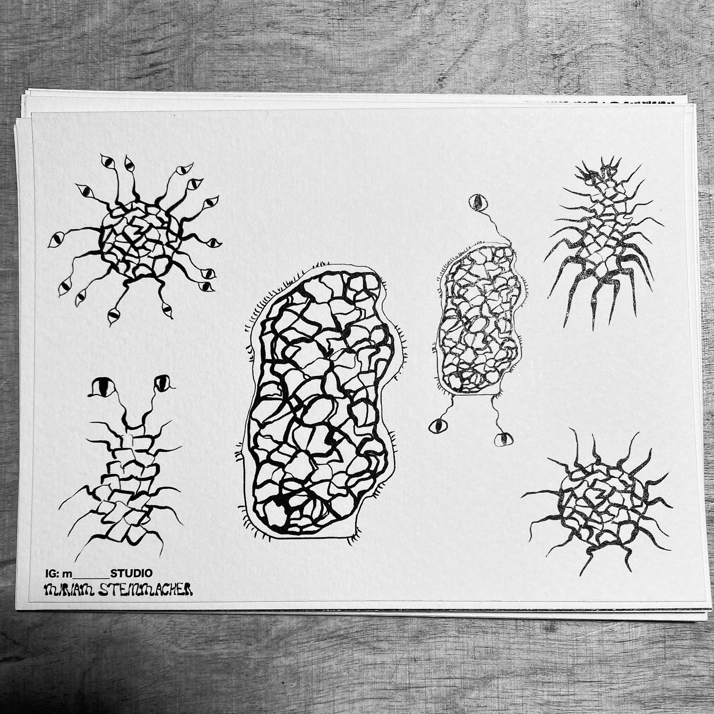 Monster Postcard